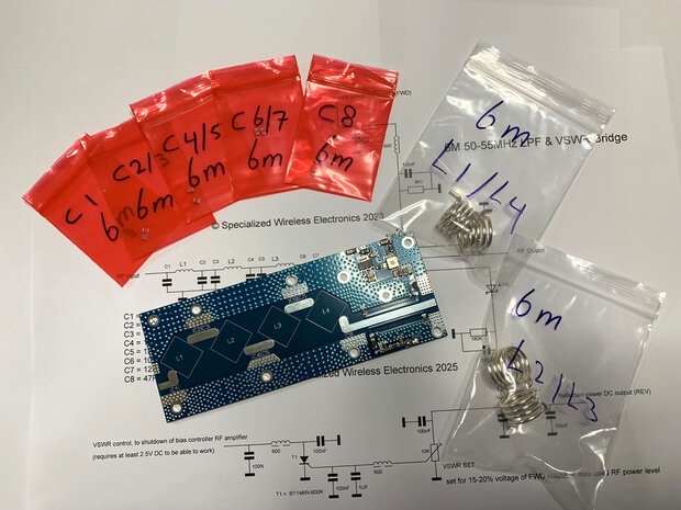 LPF Kit 300W 6M 50MHz