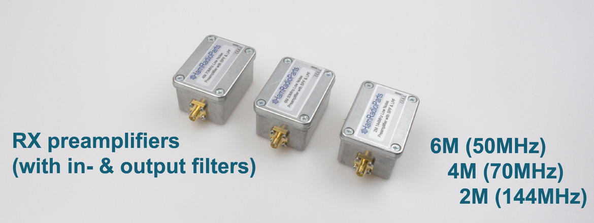 RX rf preamplifiers